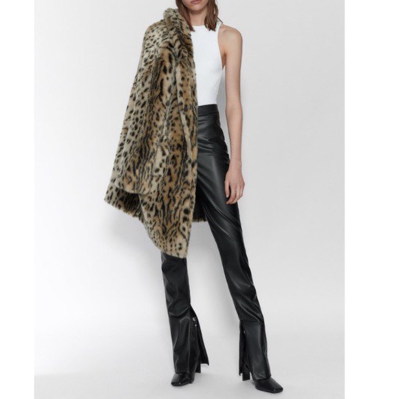 🐯NWT Zara Animal (Leopard) Print Coat 🐯 - Picture 5 of 8